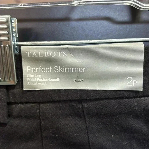 Talbots Perfect Skimmer slim leg,pedal pusher length,cropped pants - Picture 4 of 9